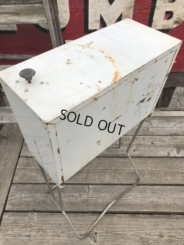 画像20: Vintage Stant Gas Oil Radiator Caps Gas Station Metal Display Cabinet (M018)