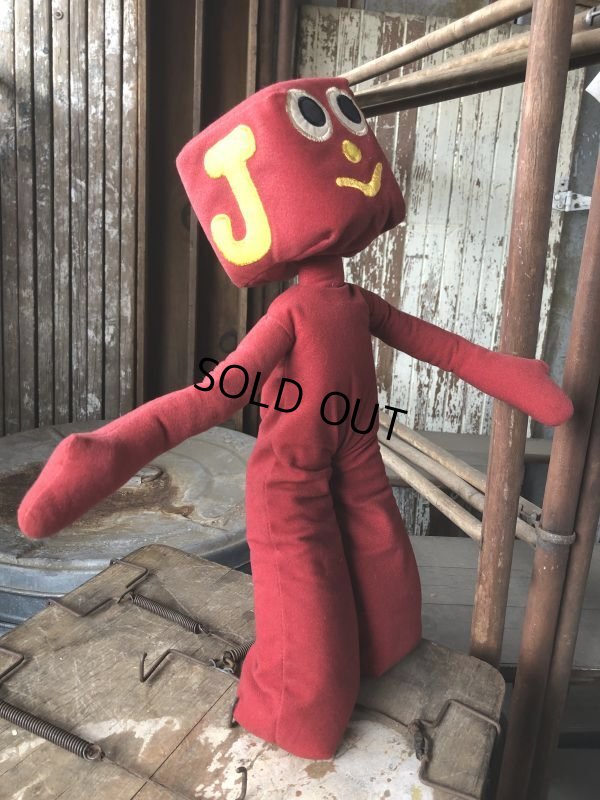 画像4: 80s Vintage Gumby and Pals G Blockhead Plush Doll (B994) 