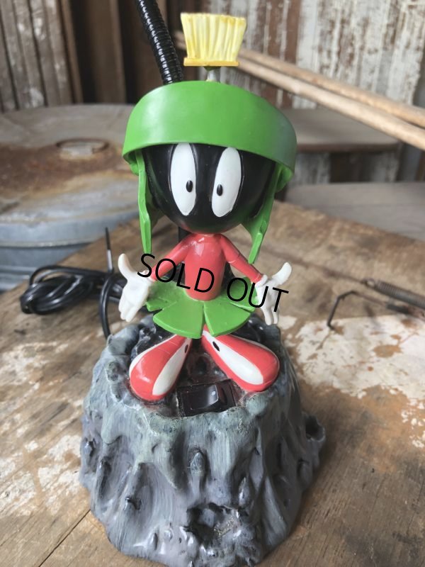 画像13: 90s Vintage Looney Tunes Marvin the Martian Bobblehead Desk Lamp (B995) 