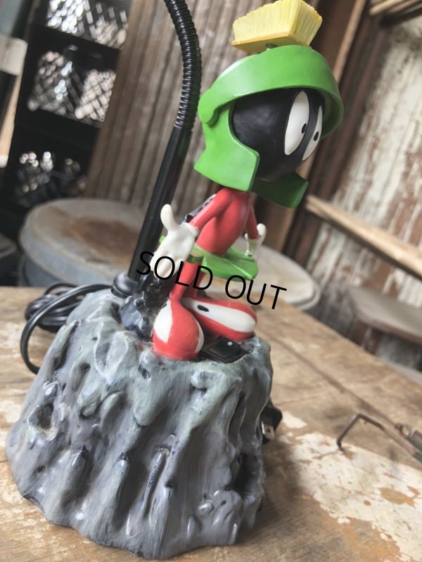 画像11: 90s Vintage Looney Tunes Marvin the Martian Bobblehead Desk Lamp (B995) 