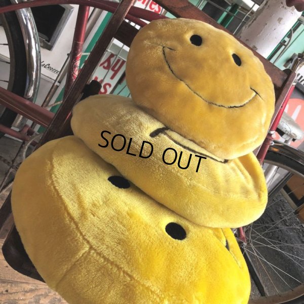 画像12: Vintage Happy Face Smiley Smile Plush Pillow Cushion (B964)