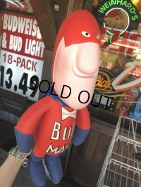 70s Vintage Budweiser Advertising BUD MAN Doll Anheuser Busch (M021) 