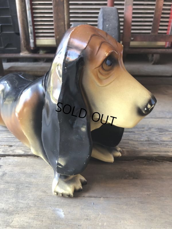 画像5: 60s Vintage FLYING A Gasoline Axelrod Basset Hound Advertising Coin Bank (M024)