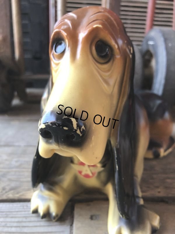 画像15: 60s Vintage FLYING A Gasoline Axelrod Basset Hound Advertising Coin Bank (M024)