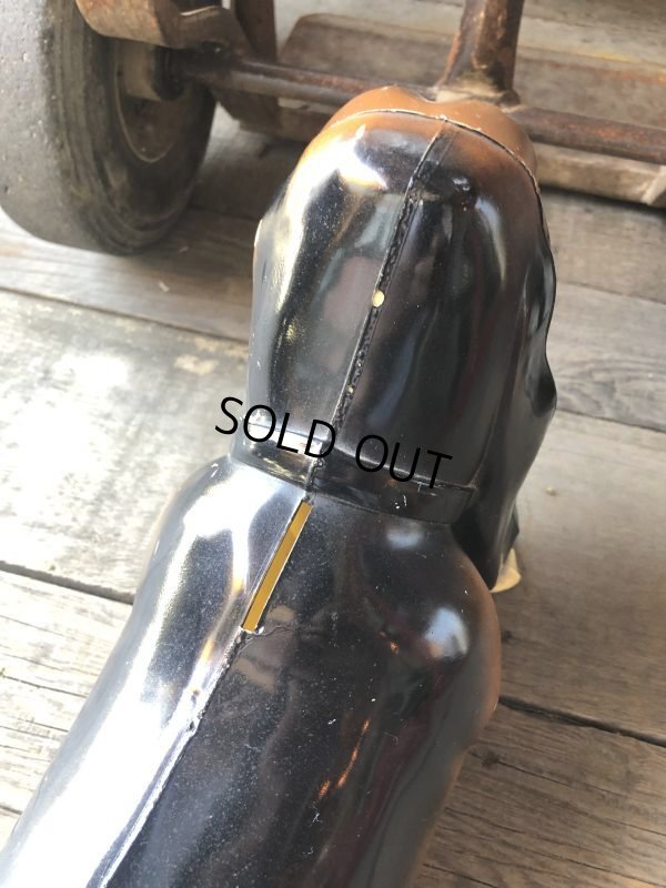 画像4: 60s Vintage FLYING A Gasoline Axelrod Basset Hound Advertising Coin Bank (M024)