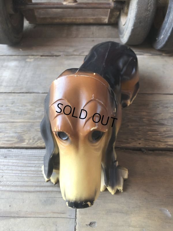 画像6: 60s Vintage FLYING A Gasoline Axelrod Basset Hound Advertising Coin Bank (M024)