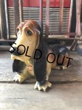 60s Vintage FLYING A Gasoline Axelrod Basset Hound Advertising Coin Bank (M024)