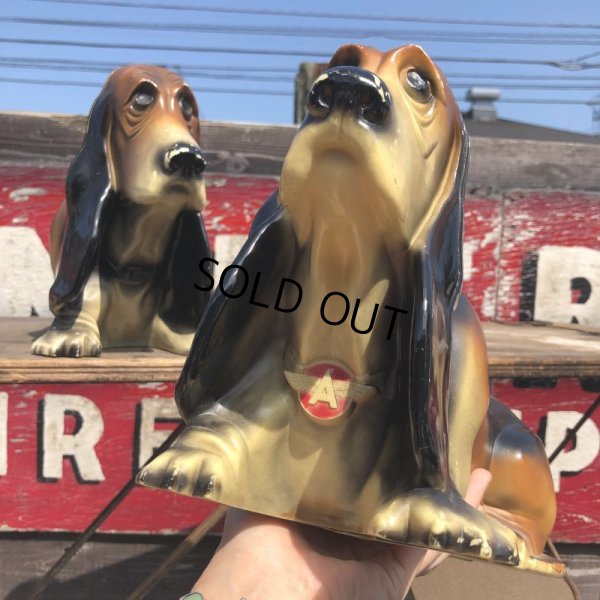 画像17: 60s Vintage FLYING A Gasoline Axelrod Basset Hound Advertising Coin Bank (M024)