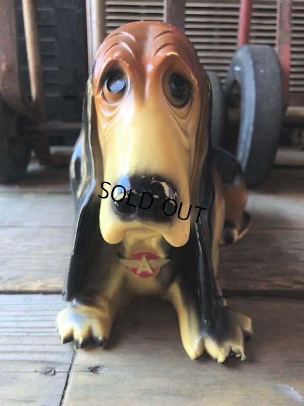 画像9: 60s Vintage FLYING A Gasoline Axelrod Basset Hound Advertising Coin Bank (M024)