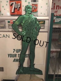 80s Vintage Green Giant Store Display Sign (M026) 