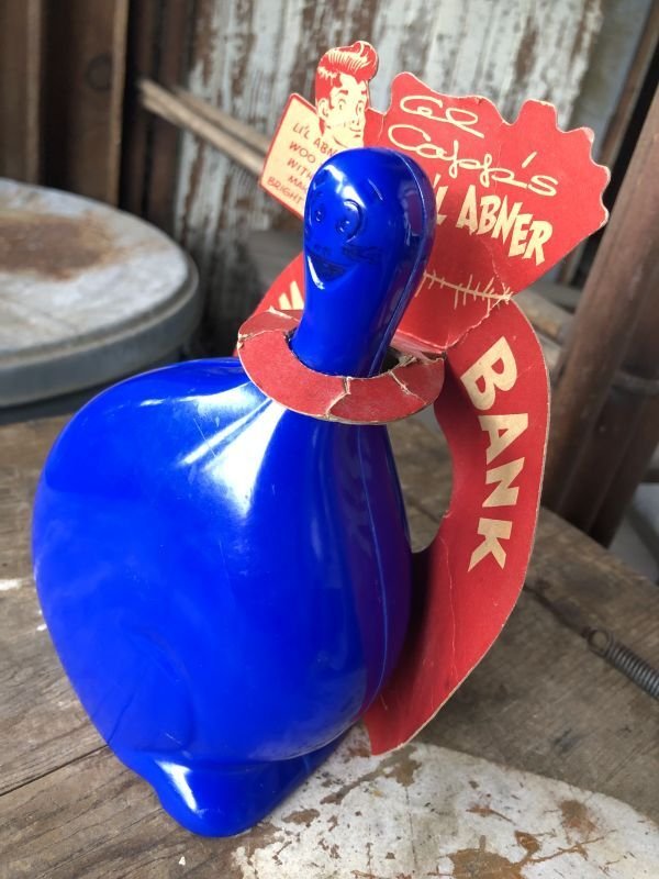 画像7: 1949 Vintage Comic Strip Al Capp's Lil' Abner Shmoo Coin Bank w/Card (M029) 