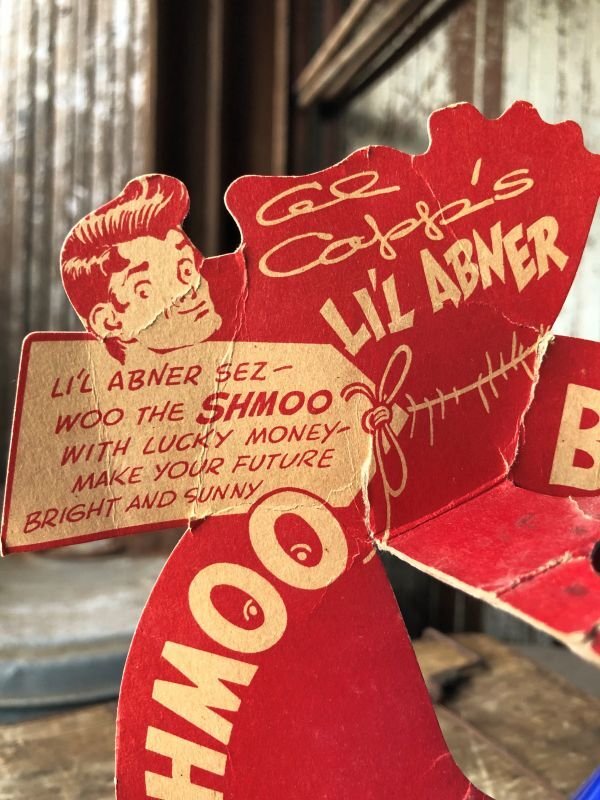 画像3: 1949 Vintage Comic Strip Al Capp's Lil' Abner Shmoo Coin Bank w/Card (M029) 
