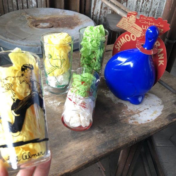 画像16: 1949 Vintage Comic Strip Al Capp's Lil' Abner Shmoo Coin Bank w/Card (M029) 