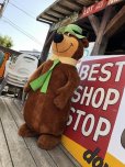 画像20: 80s Mighty Star Hanna Barbera Yogi Bear Giant Size Plush Doll 145cm !! (M030) 