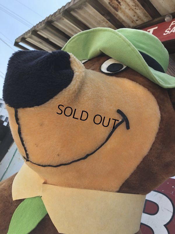 画像8: 80s Mighty Star Hanna Barbera Yogi Bear Giant Size Plush Doll 145cm !! (M030) 