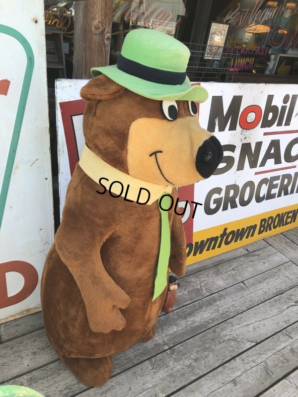 画像4: 80s Mighty Star Hanna Barbera Yogi Bear Giant Size Plush Doll 145cm !! (M030) 