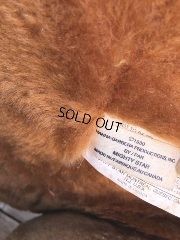 画像15: 80s Mighty Star Hanna Barbera Yogi Bear Giant Size Plush Doll 145cm !! (M030) 