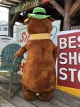 画像3: 80s Mighty Star Hanna Barbera Yogi Bear Giant Size Plush Doll 145cm !! (M030) 