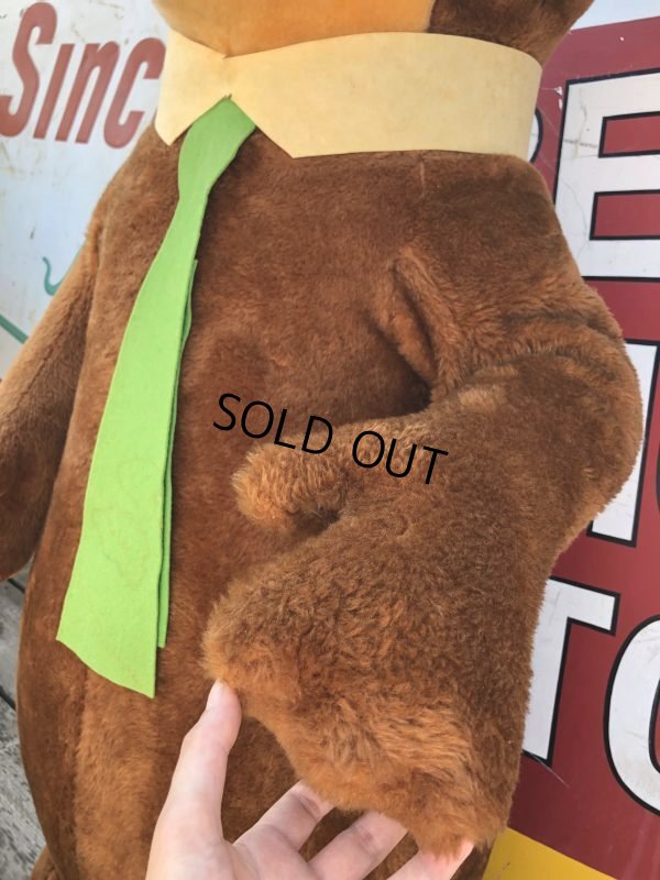 画像6: 80s Mighty Star Hanna Barbera Yogi Bear Giant Size Plush Doll 145cm !! (M030) 