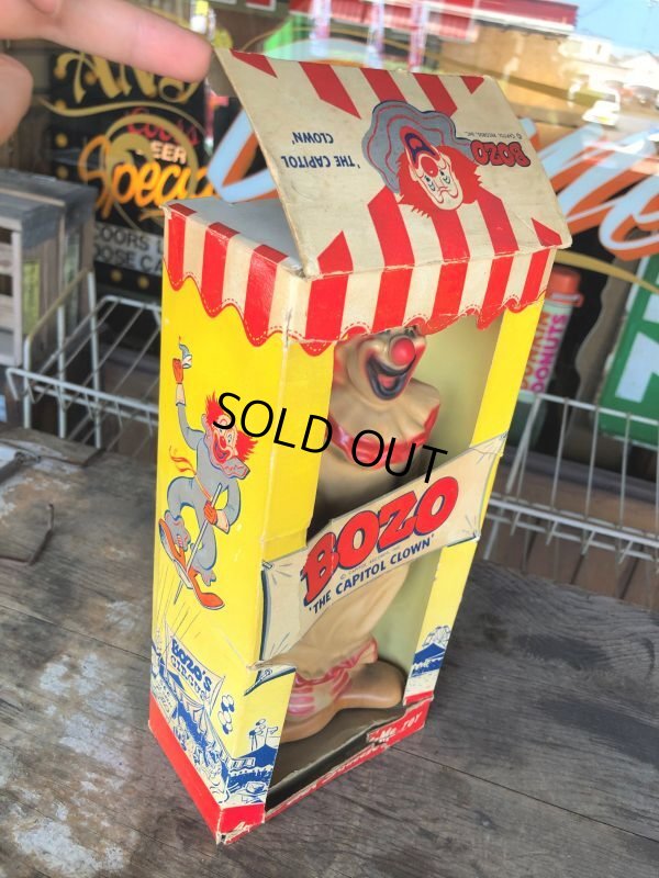 画像10: Vintage BOZO Squeeze Me Rubber Toy THE OAK RUBBER COMPANY w/Box (M031) 