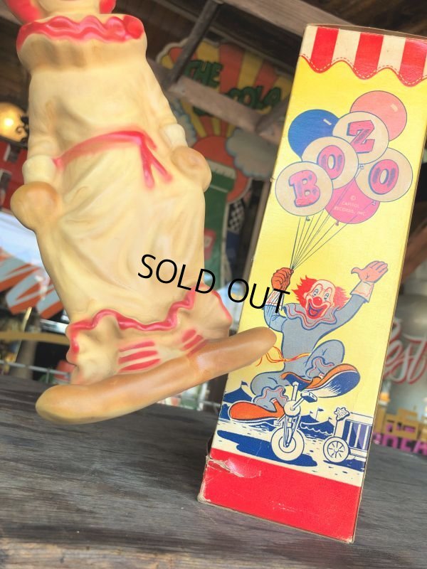 画像7: Vintage BOZO Squeeze Me Rubber Toy THE OAK RUBBER COMPANY w/Box (M031) 