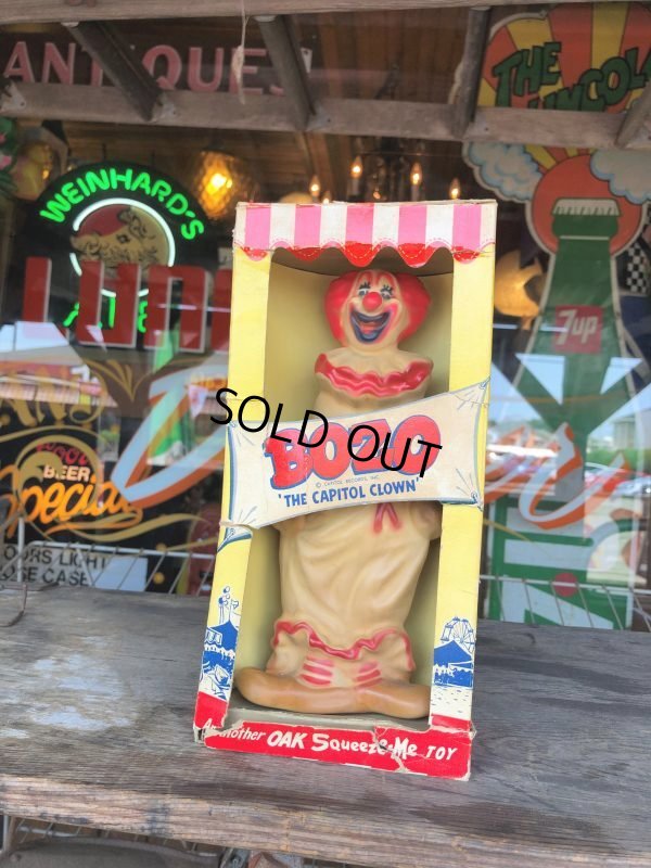 画像15: Vintage BOZO Squeeze Me Rubber Toy THE OAK RUBBER COMPANY w/Box (M031) 