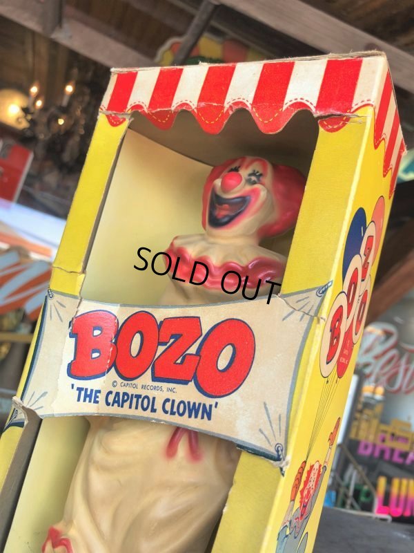 画像14: Vintage BOZO Squeeze Me Rubber Toy THE OAK RUBBER COMPANY w/Box (M031) 