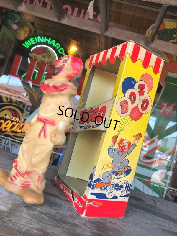 画像2: Vintage BOZO Squeeze Me Rubber Toy THE OAK RUBBER COMPANY w/Box (M031) 