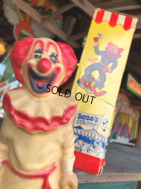 画像6: Vintage BOZO Squeeze Me Rubber Toy THE OAK RUBBER COMPANY w/Box (M031) 