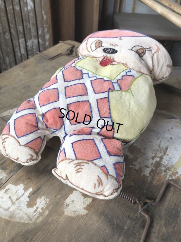 画像4: Vintage Cute Dog Cloth Pillow Doll  (M032) 