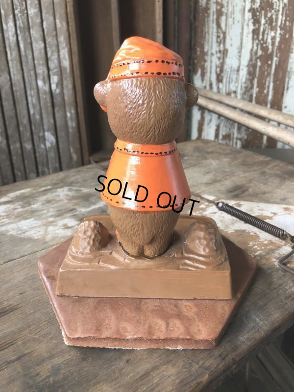 画像3: 60s Travelodge Sleepy Bear Counter Display Pen Holder Hard to Find ! (M034)