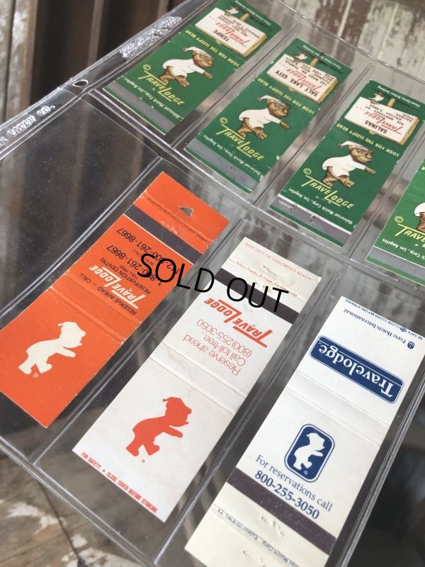 画像7: Vintage Matchbook Set Sleepy Bear Trave Lodge (M034)