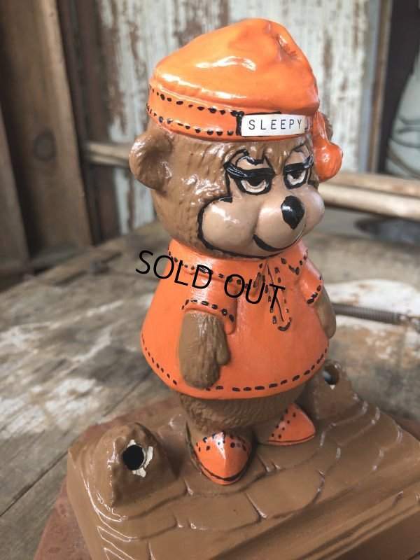 画像10: 60s Travelodge Sleepy Bear Counter Display Pen Holder Hard to Find ! (M034)