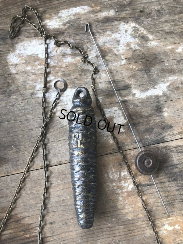 画像15: 50s Vintage Teddy Snow Crop Orange Juice Weight Driven Clock (M035)