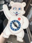 画像1: 50s Vintage Teddy Snow Crop Orange Juice Weight Driven Clock (M035) (1)