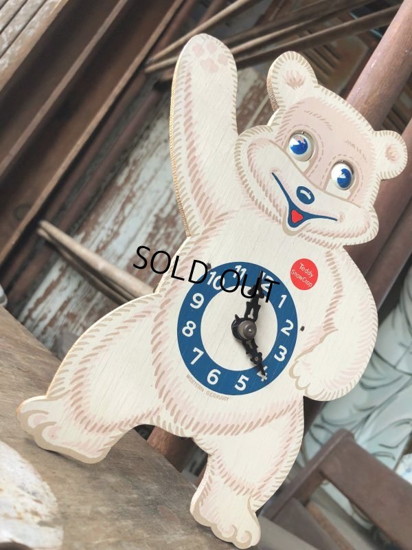 画像3: 50s Vintage Teddy Snow Crop Orange Juice Weight Driven Clock (M035)