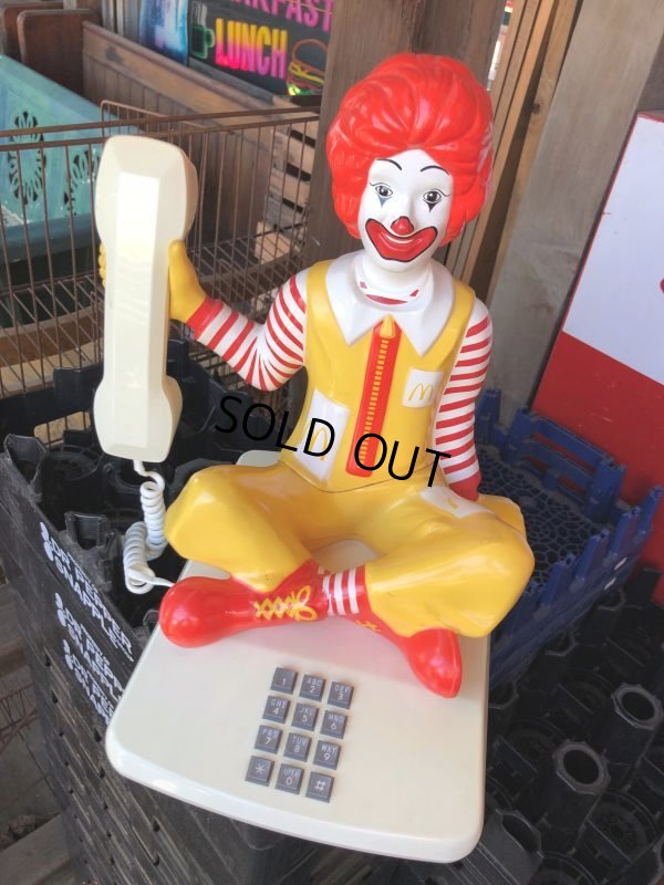 画像9: 80s Vintage Telephone Ronald McDonald Canada Ver (M040)