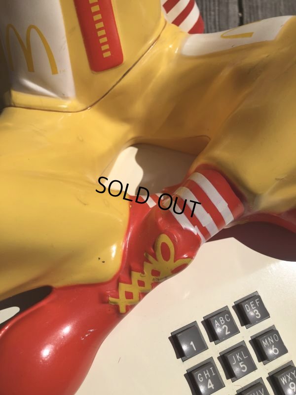 画像23: 80s Vintage Telephone Ronald McDonald Canada Ver (M040)