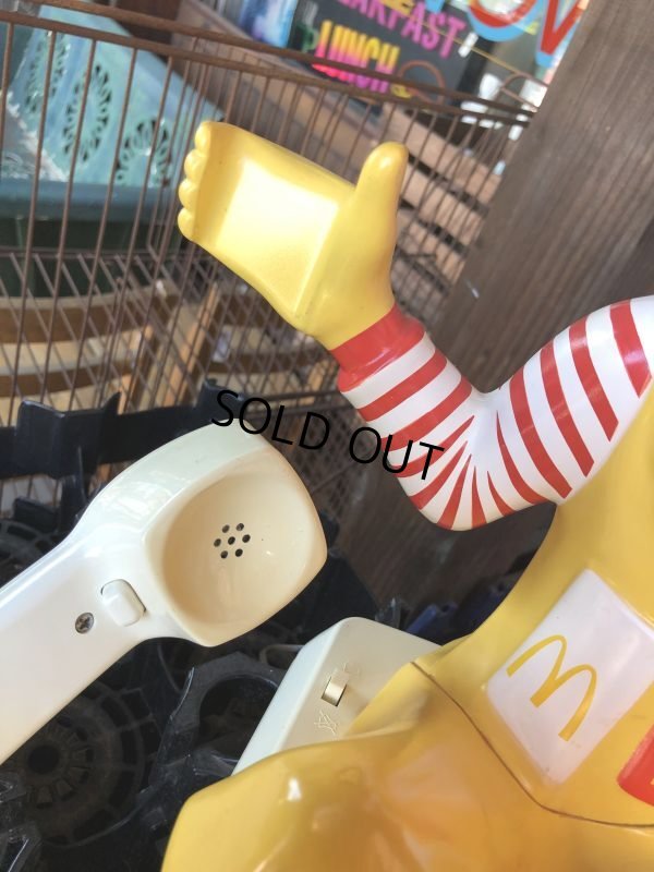画像5: 80s Vintage Telephone Ronald McDonald Canada Ver (M040)