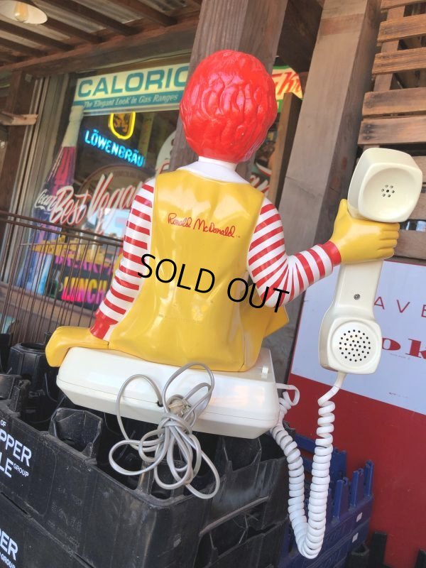 画像11: 80s Vintage Telephone Ronald McDonald Canada Ver (M040)