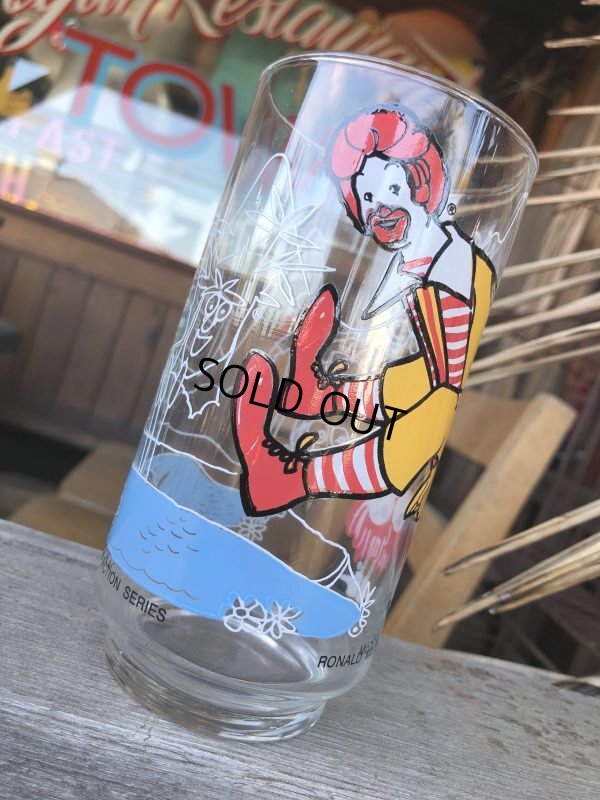 画像1: 70s Vintage Glass McDonaland Action Series Ronald McDonald (M037)