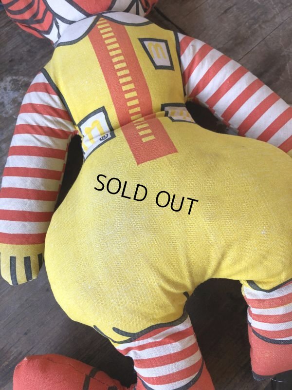 画像5: 70s Vintage McDonald's Pillow Doll Ronald McDonald (M038)