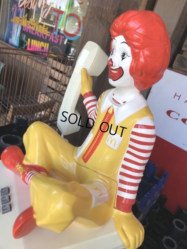 画像15: 80s Vintage Telephone Ronald McDonald Canada Ver (M040)