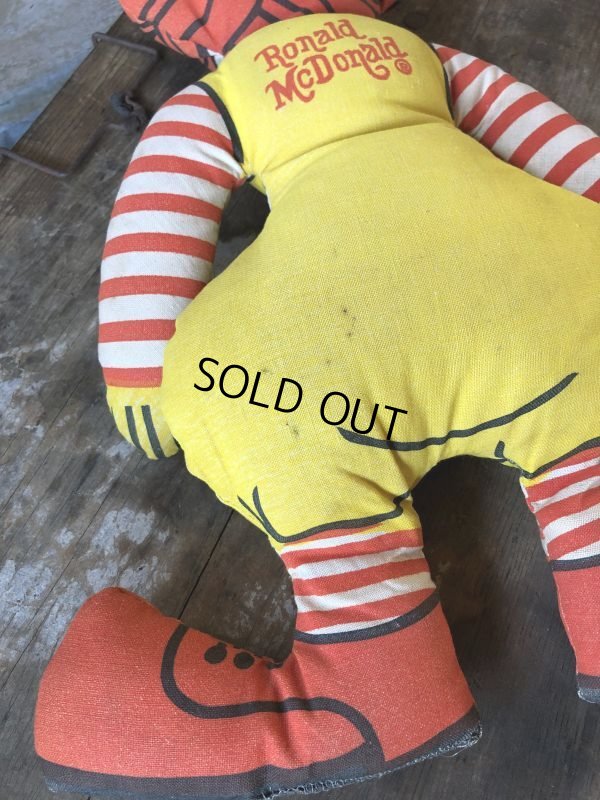 画像3: 70s Vintage McDonald's Pillow Doll Ronald McDonald (M038)