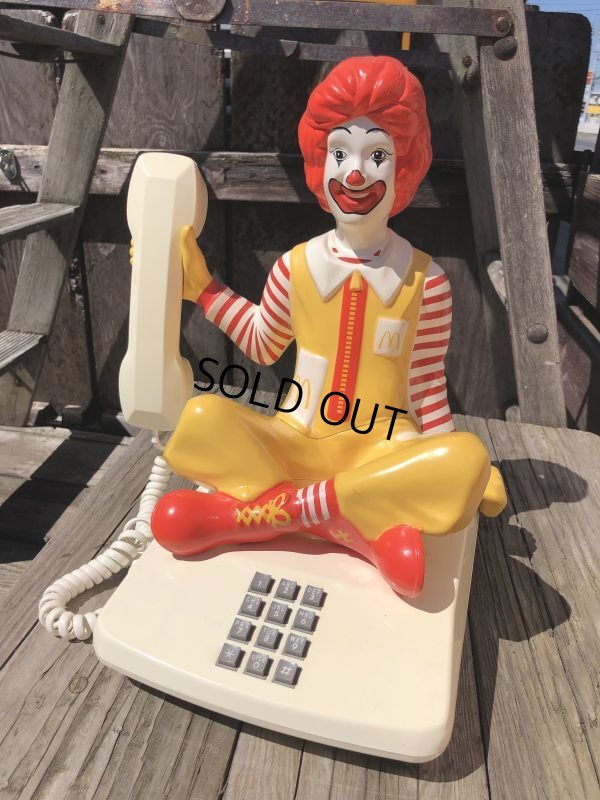 画像25: 80s Vintage Telephone Ronald McDonald Canada Ver (M040)