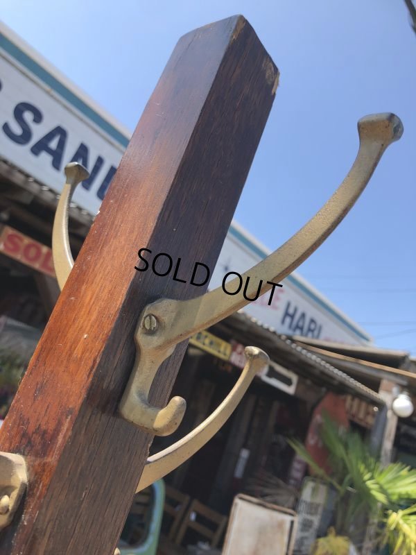 画像6: 30s Vintage Globe Wernicke Coat Tree Rack Stand (M041) 