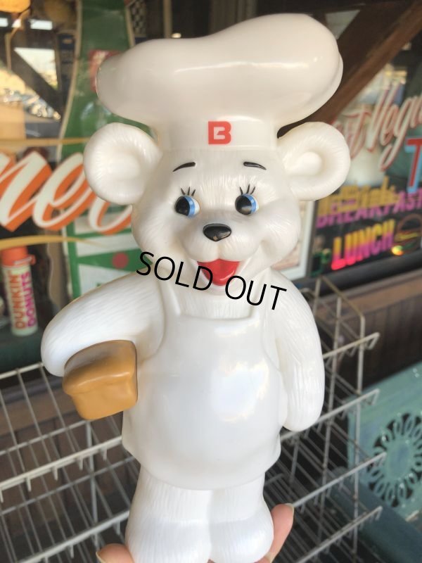画像13: Vintage Advertising Bimbo Bread Osito Bimbo Plastic Coin Bank (M041)