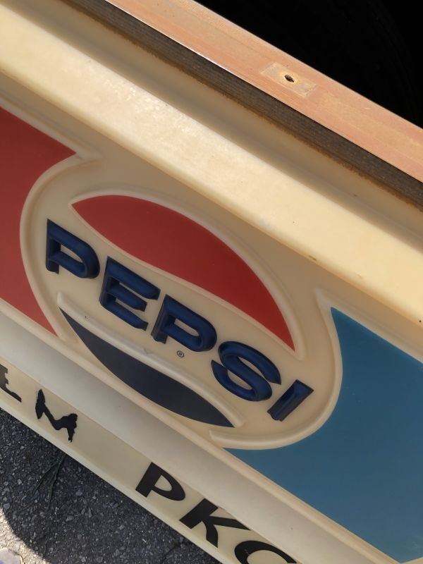 画像18: Vintage Pepsi Cola Advertising Double Sided Light Box Hanging Sign Huge ! (M042)