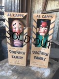 50s Vintage Baby Barry Toy Dogpatch Al Capp's Mammy & Pappy Yokum Doll Set W/BOX (M046) 