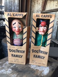 50s Vintage Baby Barry Toy Dogpatch Al Capp's Mammy & Pappy Yokum Doll Set W/BOX (M046) 